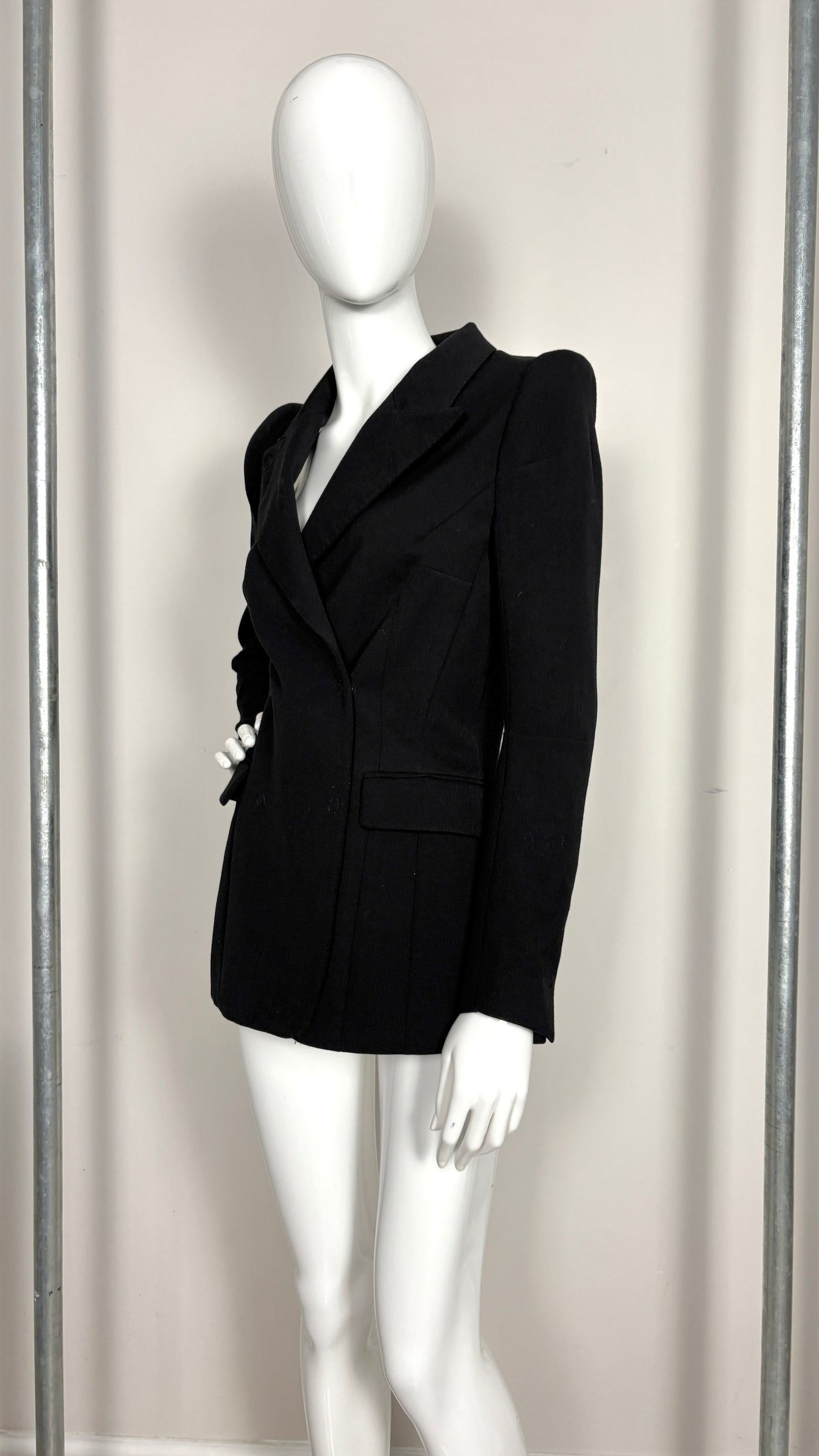 Margiela X H&M exaggerated shoulder suit