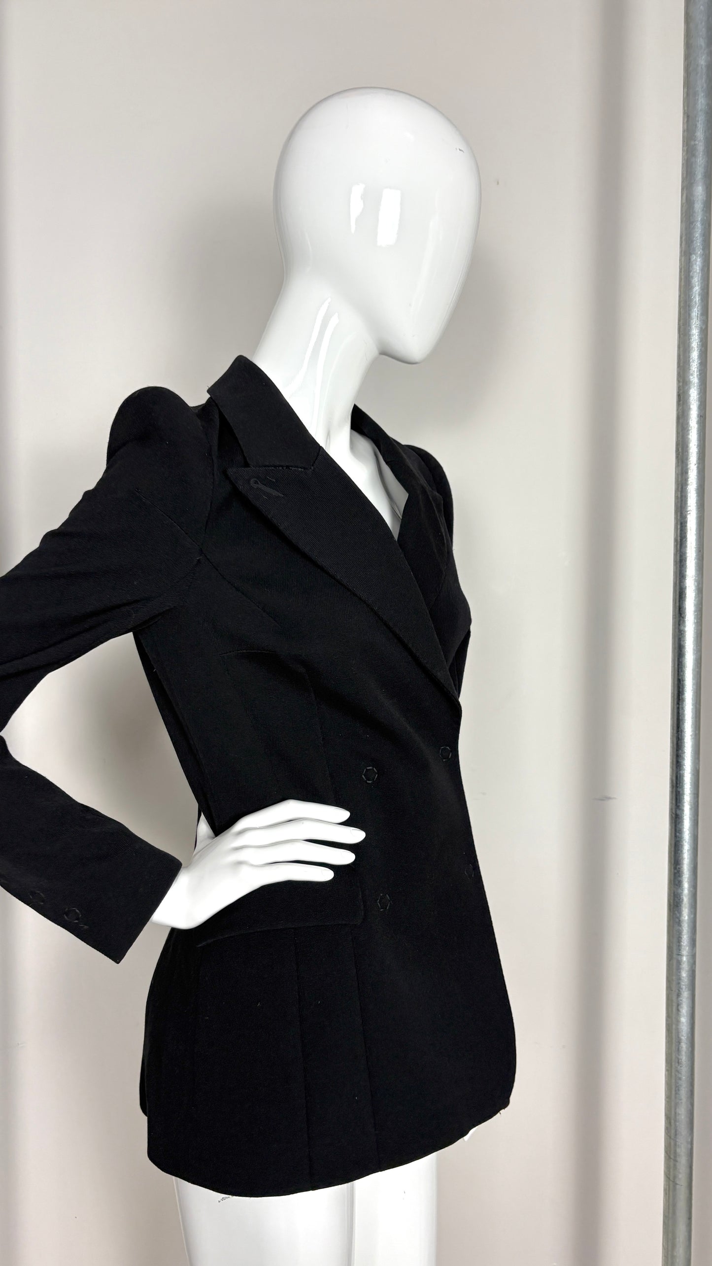 Margiela X H&M exaggerated shoulder suit