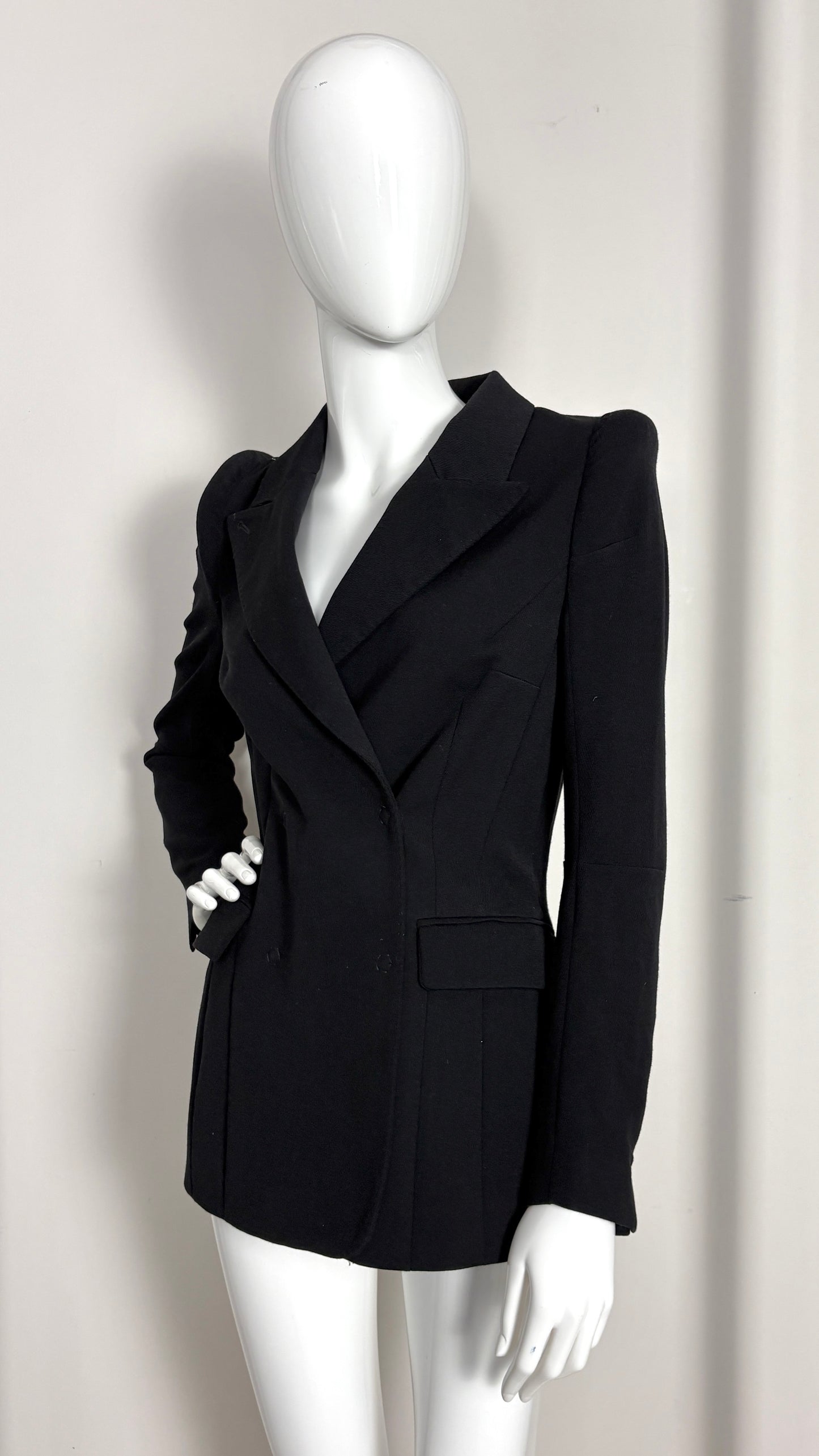 Margiela X H&M exaggerated shoulder suit