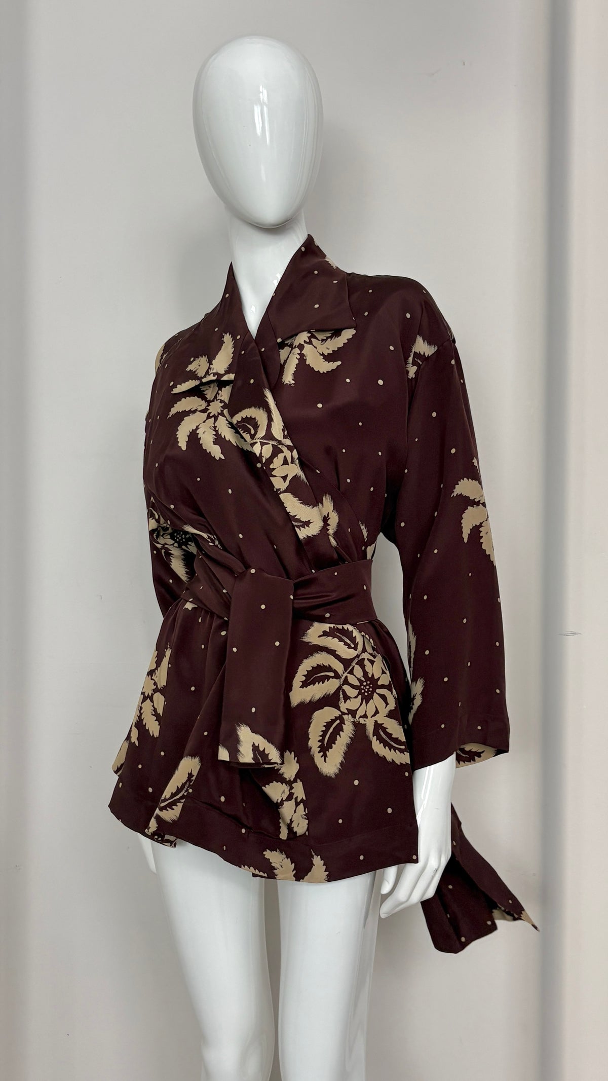 Issey Miyake early 2000's floral kimono jacket