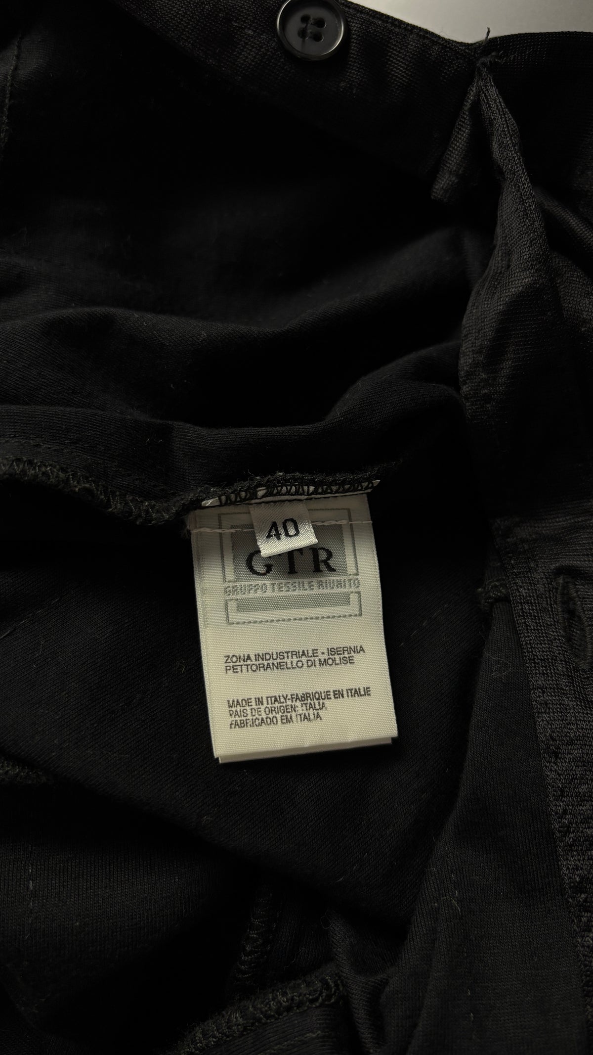 Helmut Lang 90's black dress with technical detailing