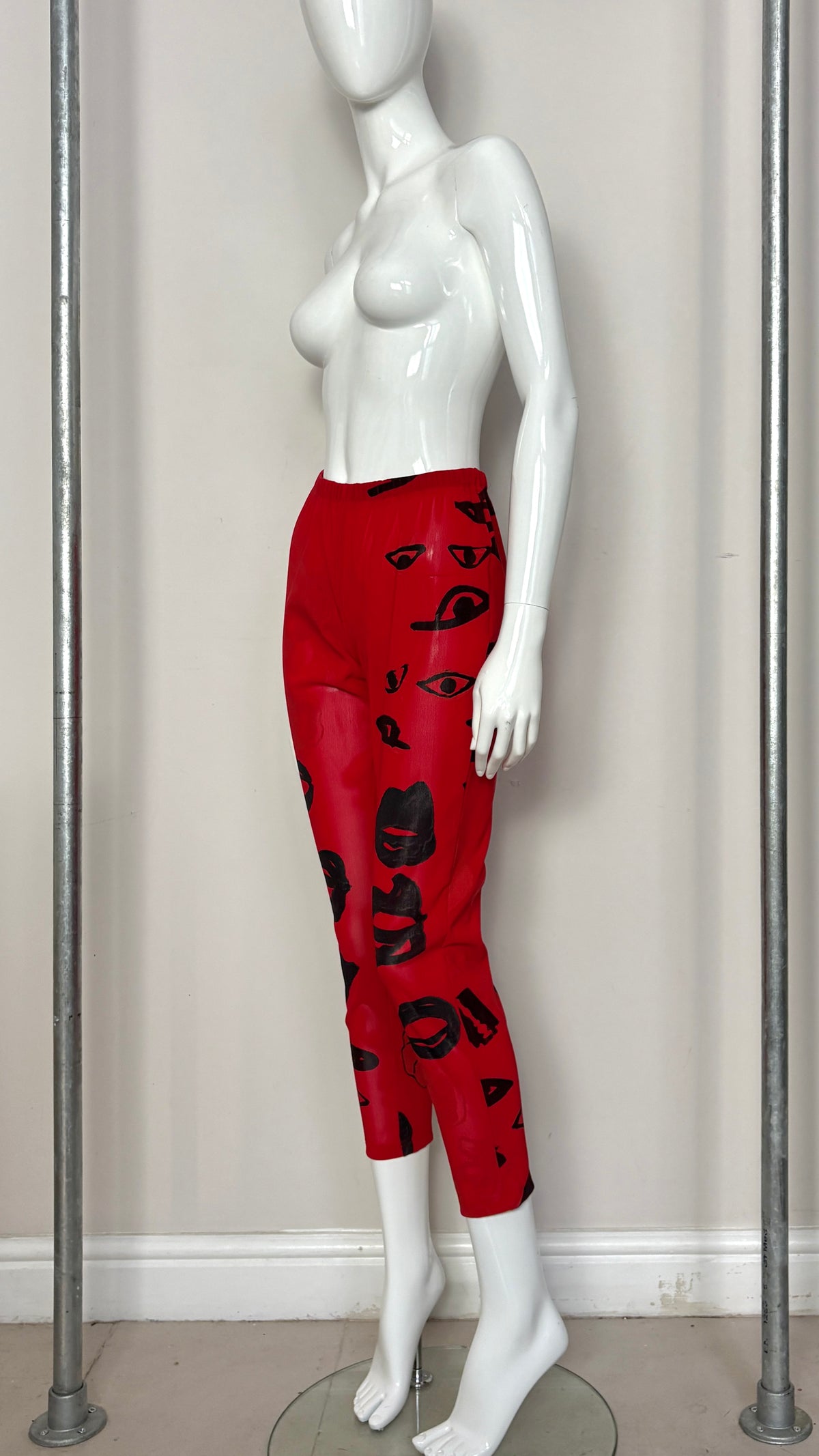 Comme des Garcons A/W 2000 printed leggings