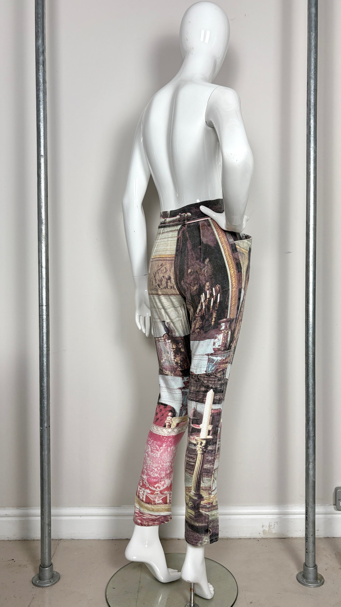 Vivienne Westwood S/S 1992 'SALON' print jeans