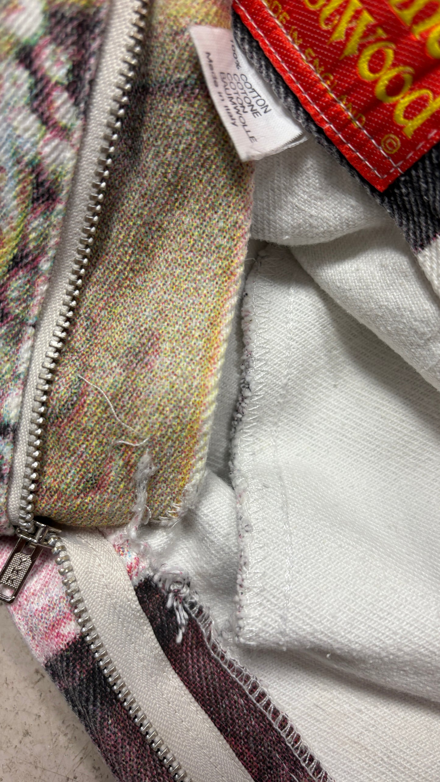 Vivienne Westwood S/S 1992 'SALON' print jeans