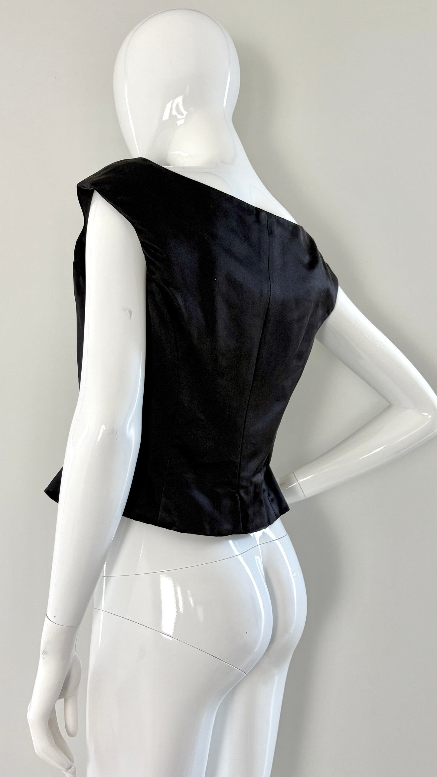 Vivienne Westwood satin corset with integrated waistcoat