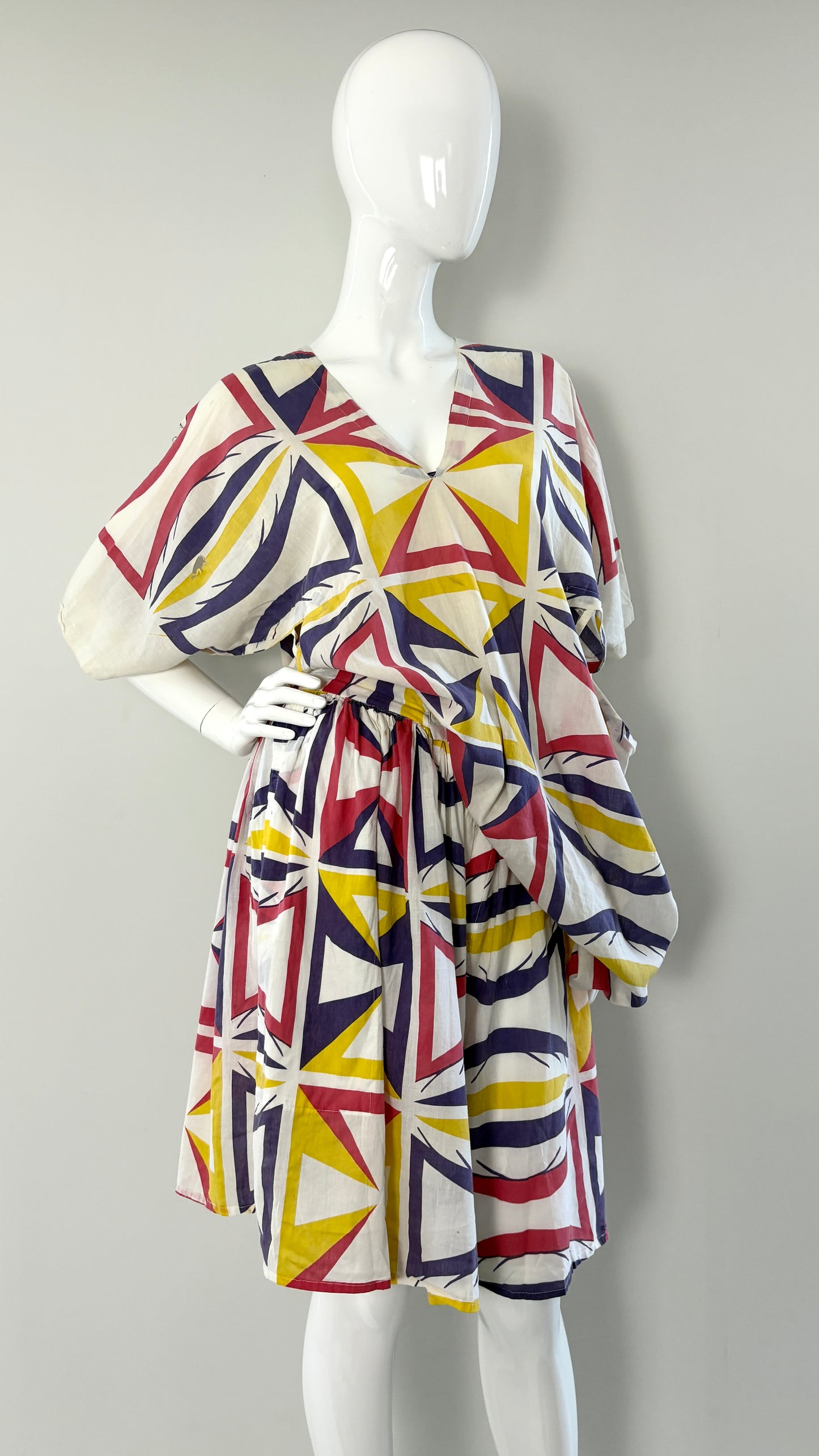 Vivienne Westwood & Malcolm Mclaren S/S 1983 'savage' Navajo print ensemble