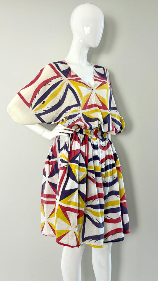 Vivienne Westwood & Malcolm Mclaren S/S 1983 'savage' Navajo print ensemble