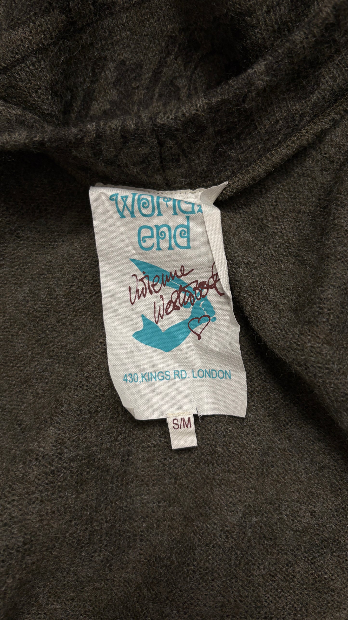 Vivienne Westwood worlds end classics buffalo print knitted twopiece