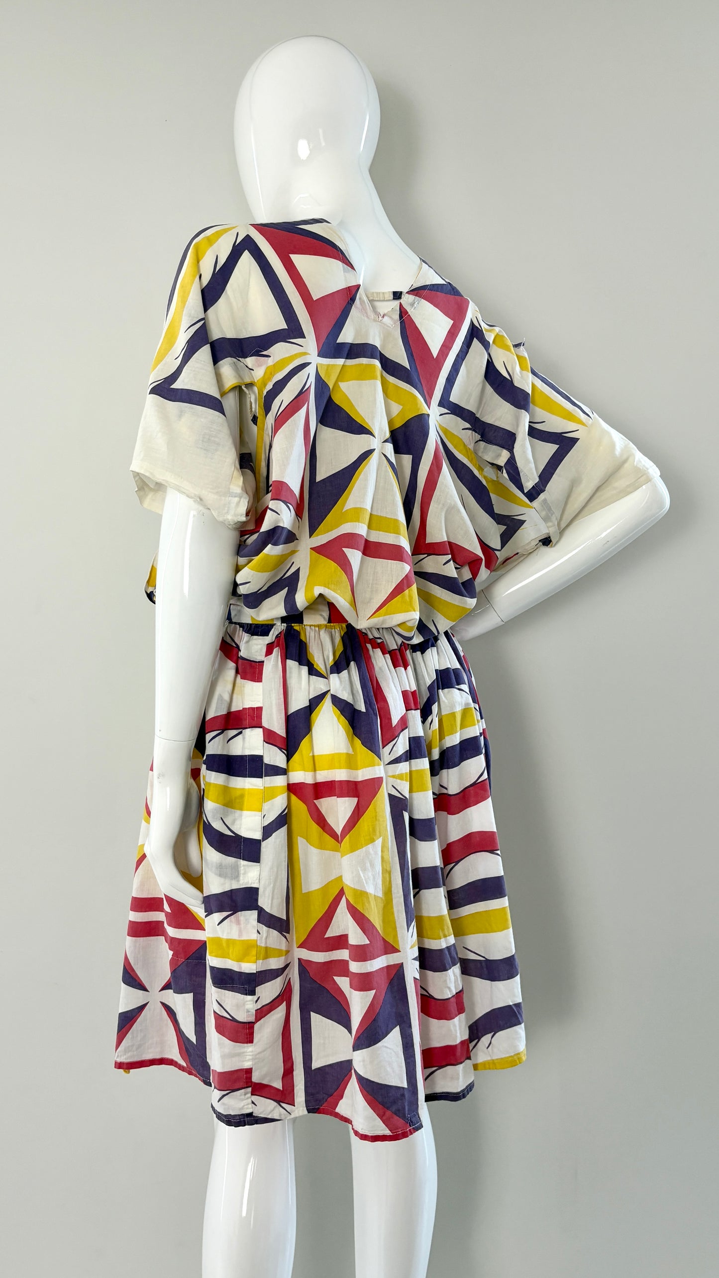 Vivienne Westwood & Malcolm Mclaren S/S 1983 'savage' Navajo print ensemble