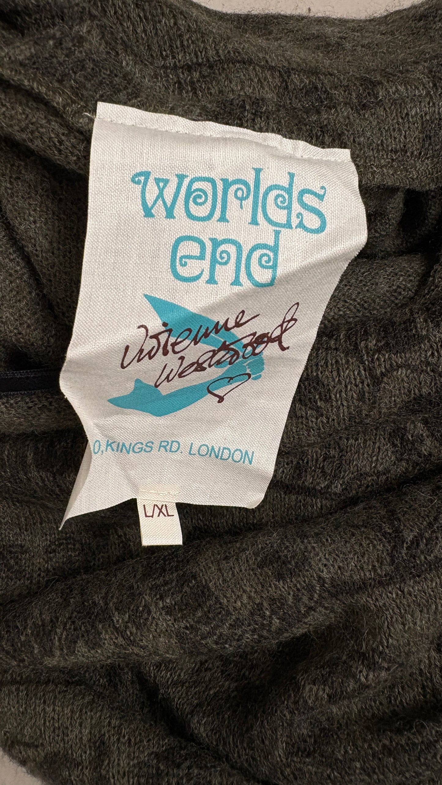 Vivienne Westwood worlds end classics buffalo print knitted twopiece