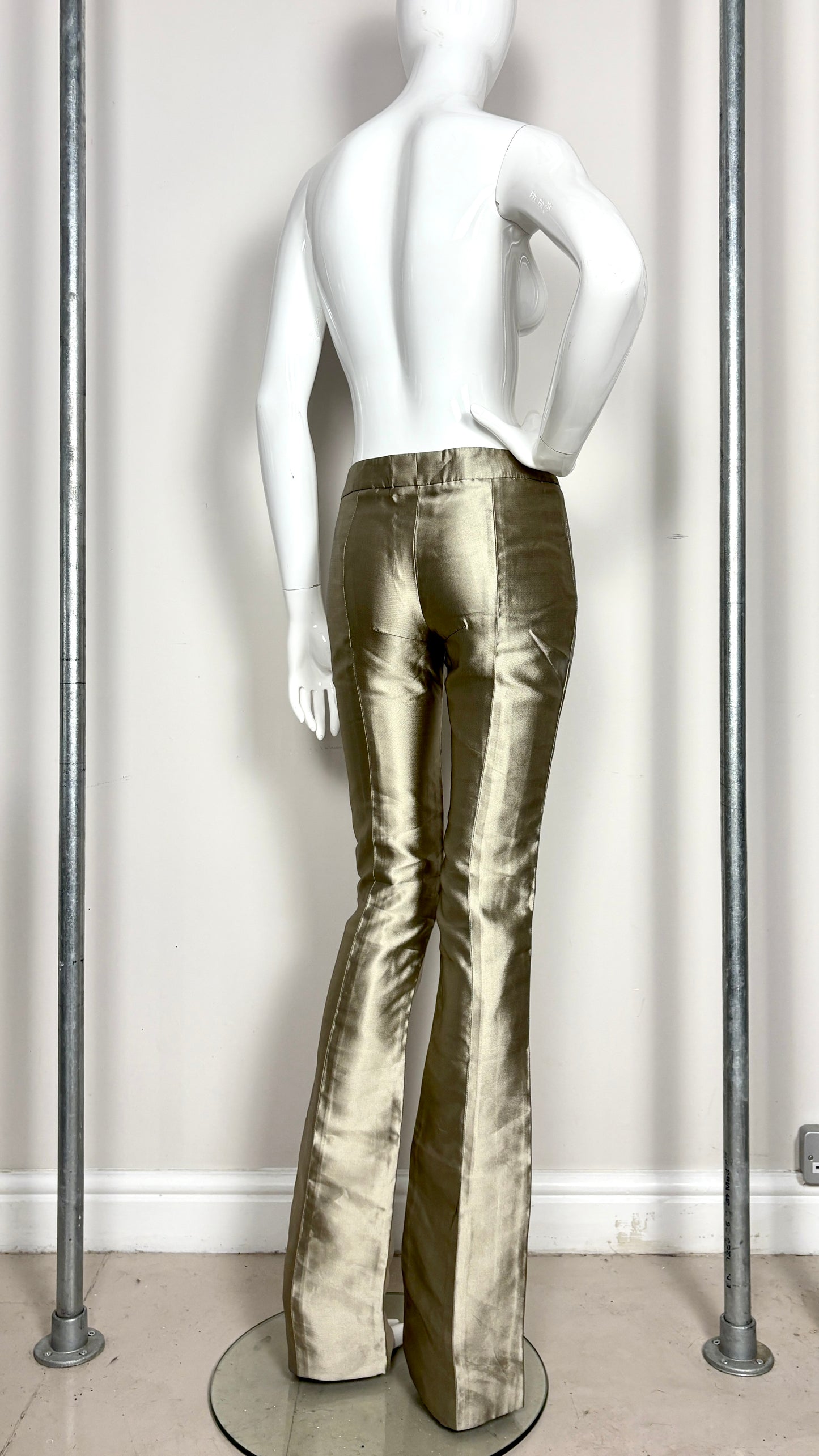 Alexander McQueen pre fall 2007 gold trousers