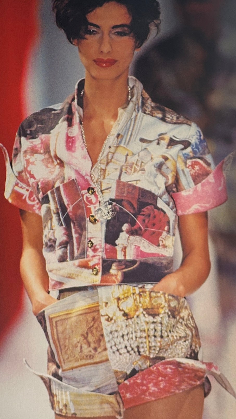 Vivienne Westwood S/S 1992 'SALON' print jeans