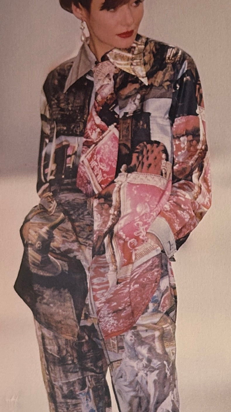 Vivienne Westwood S/S 1992 'SALON' print jeans