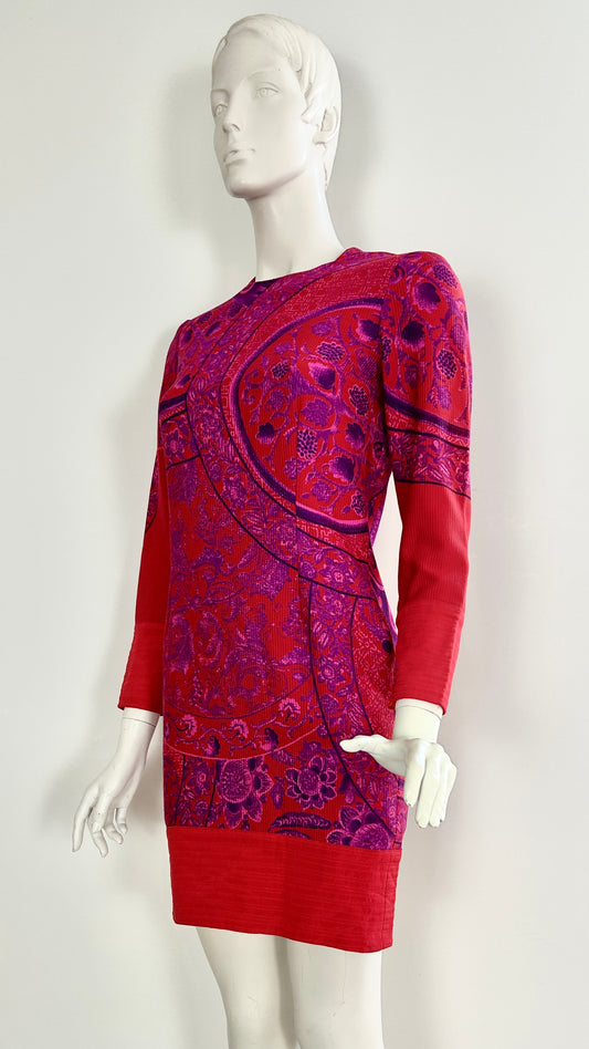 Gianni Versace floral cord dress