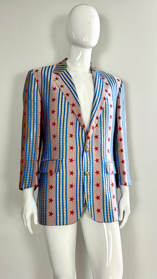 Moschino cheap and chic stars and stripes exhibitionist jacket