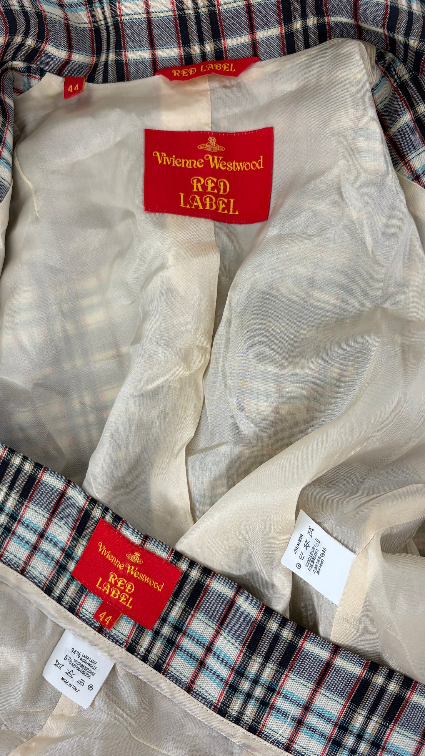 Vivienne Westwood plaid suit
