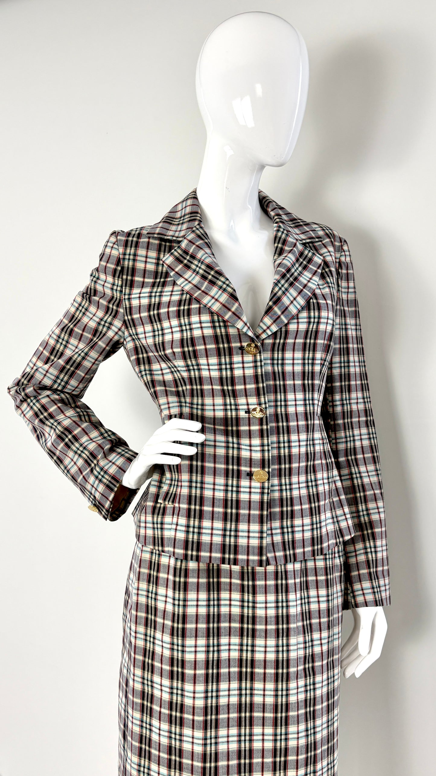 Vivienne Westwood plaid suit