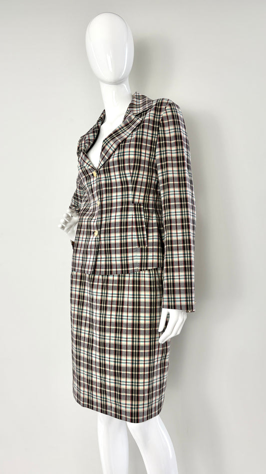 Vivienne Westwood plaid suit