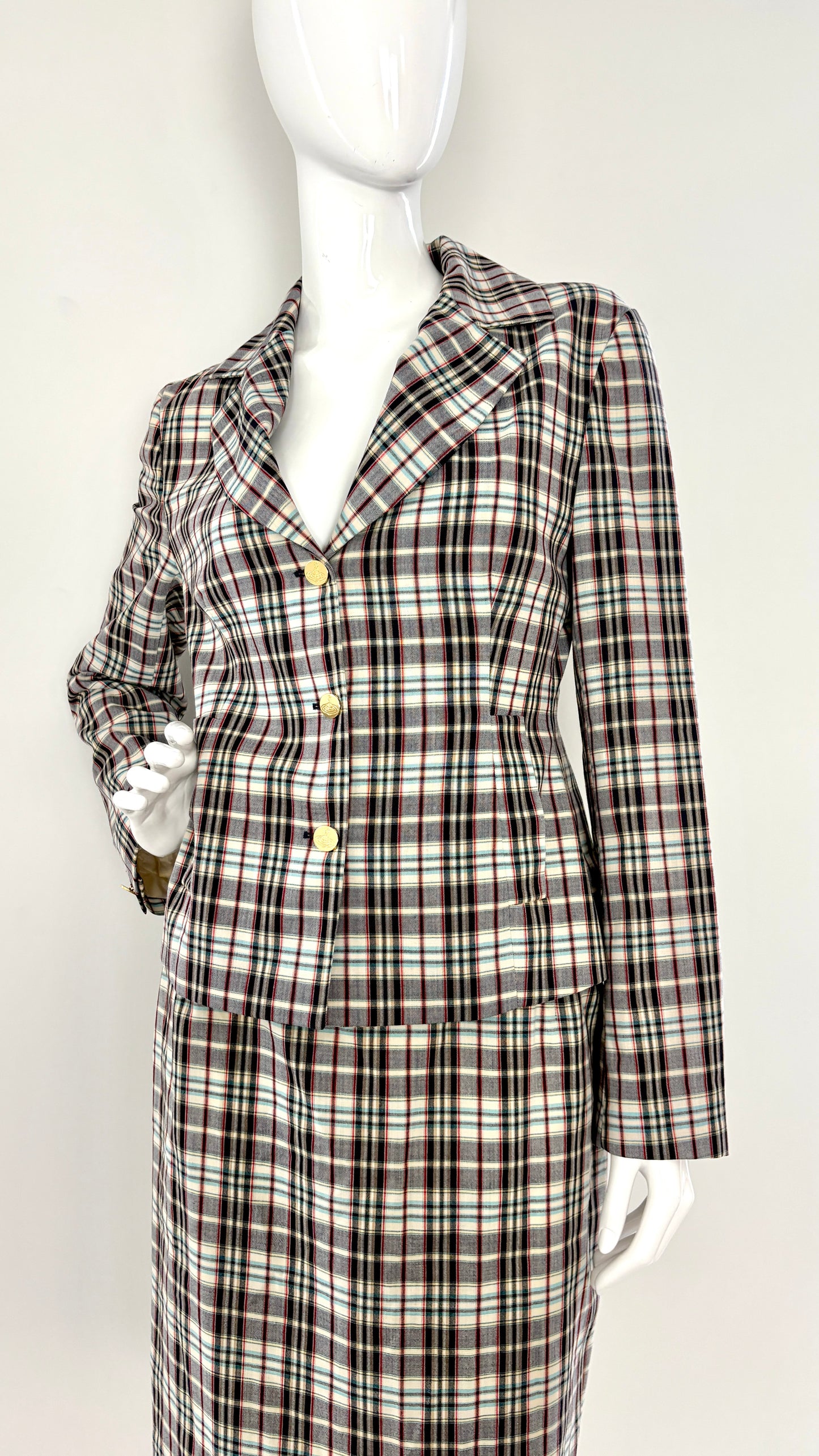 Vivienne Westwood plaid suit