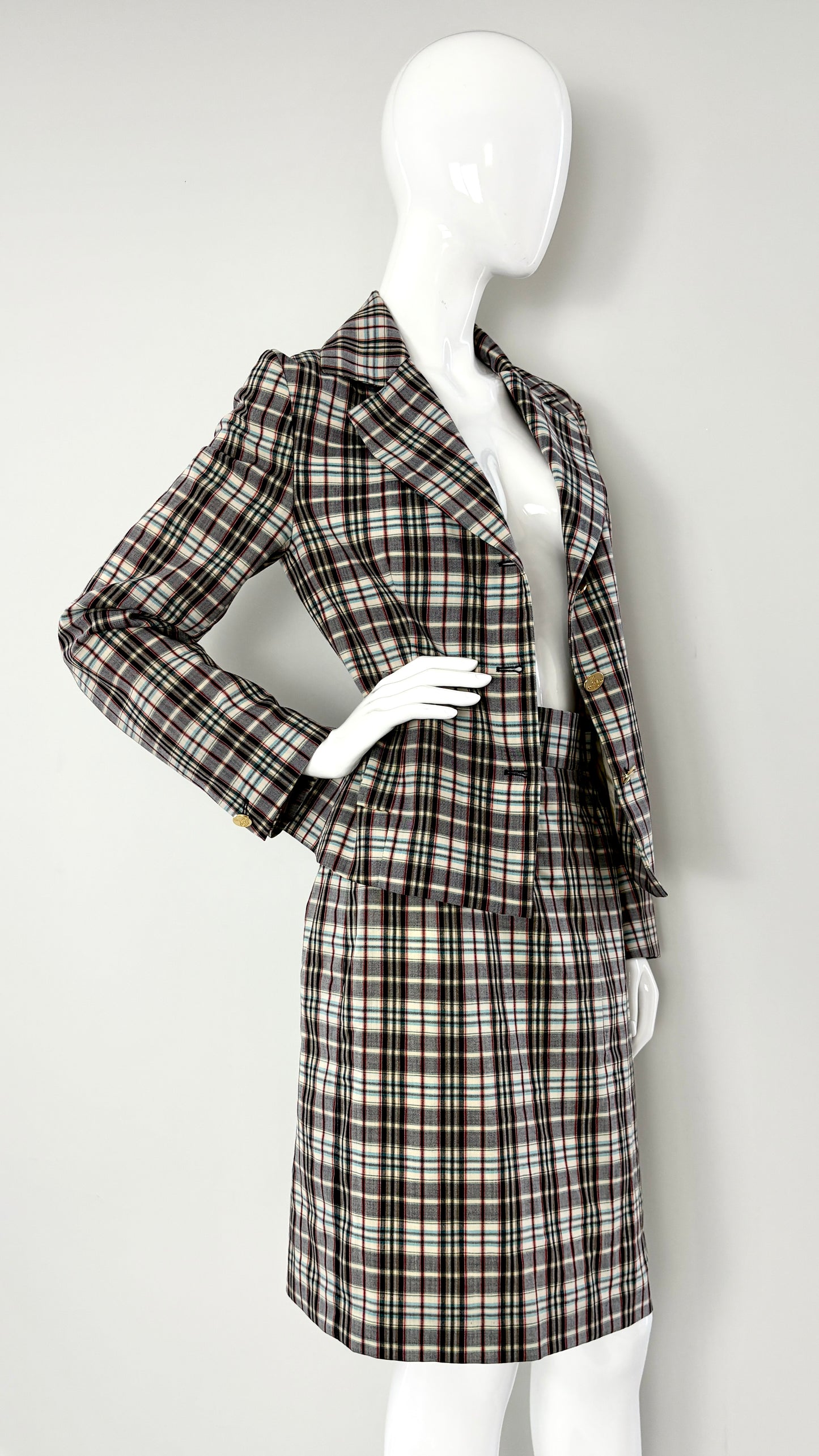 Vivienne Westwood plaid suit