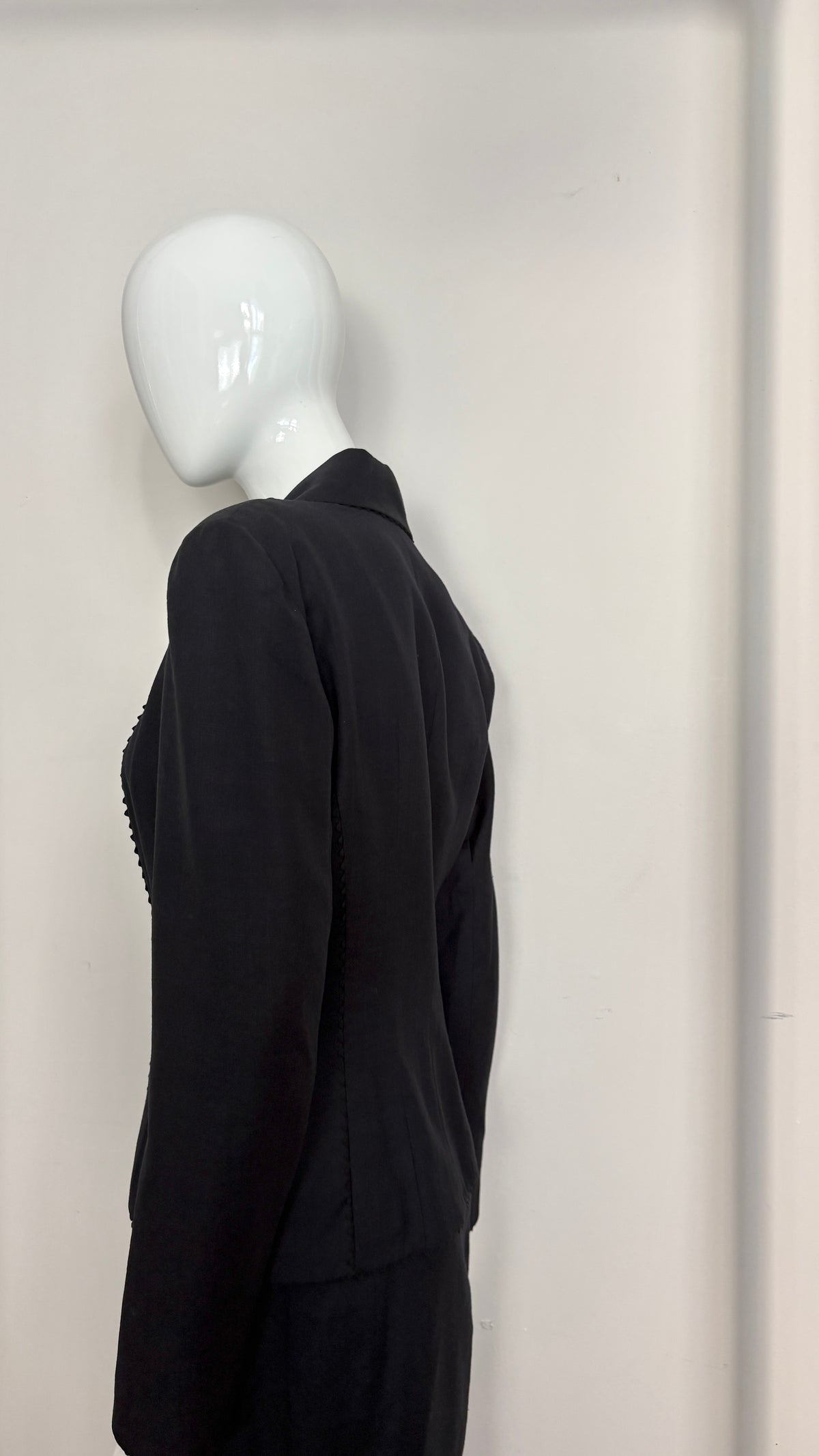 John Galliano 90's dress and jacket with loop trim detail