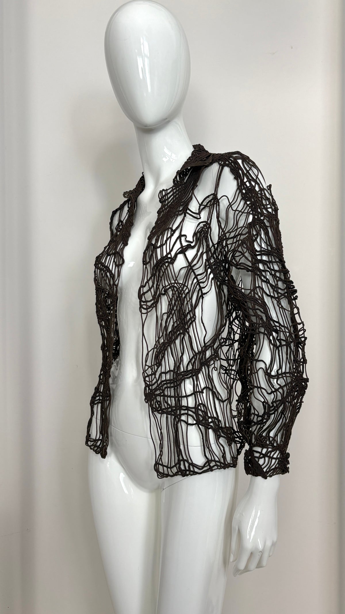 Claude Montana string knit jacket