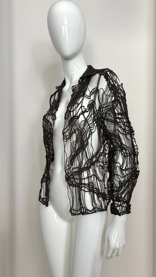 Claude Montana string knit jacket