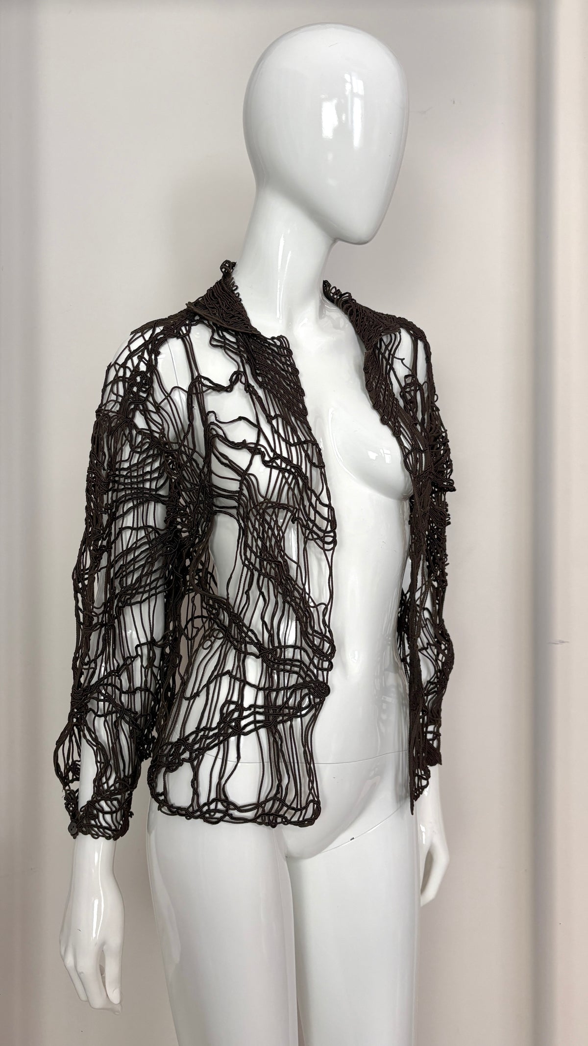 Claude Montana string knit jacket