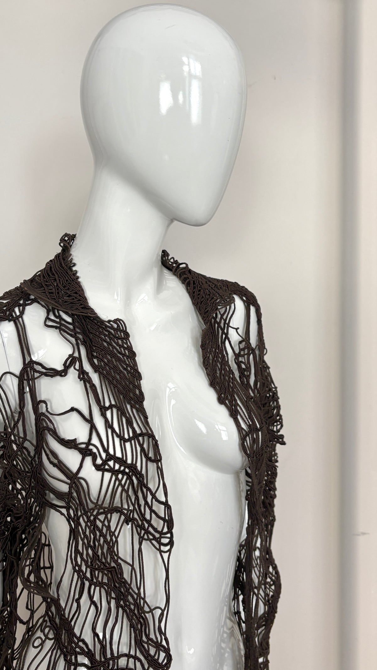 Claude Montana string knit jacket