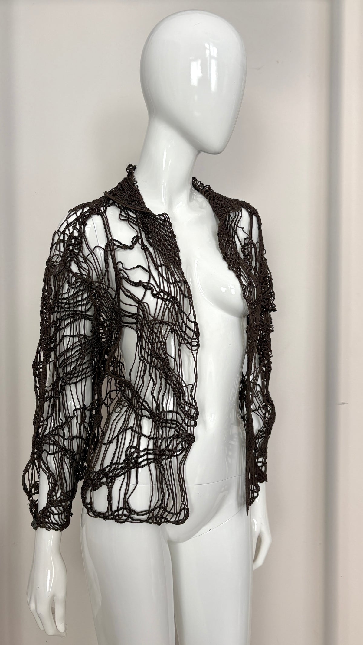Claude Montana string knit jacket