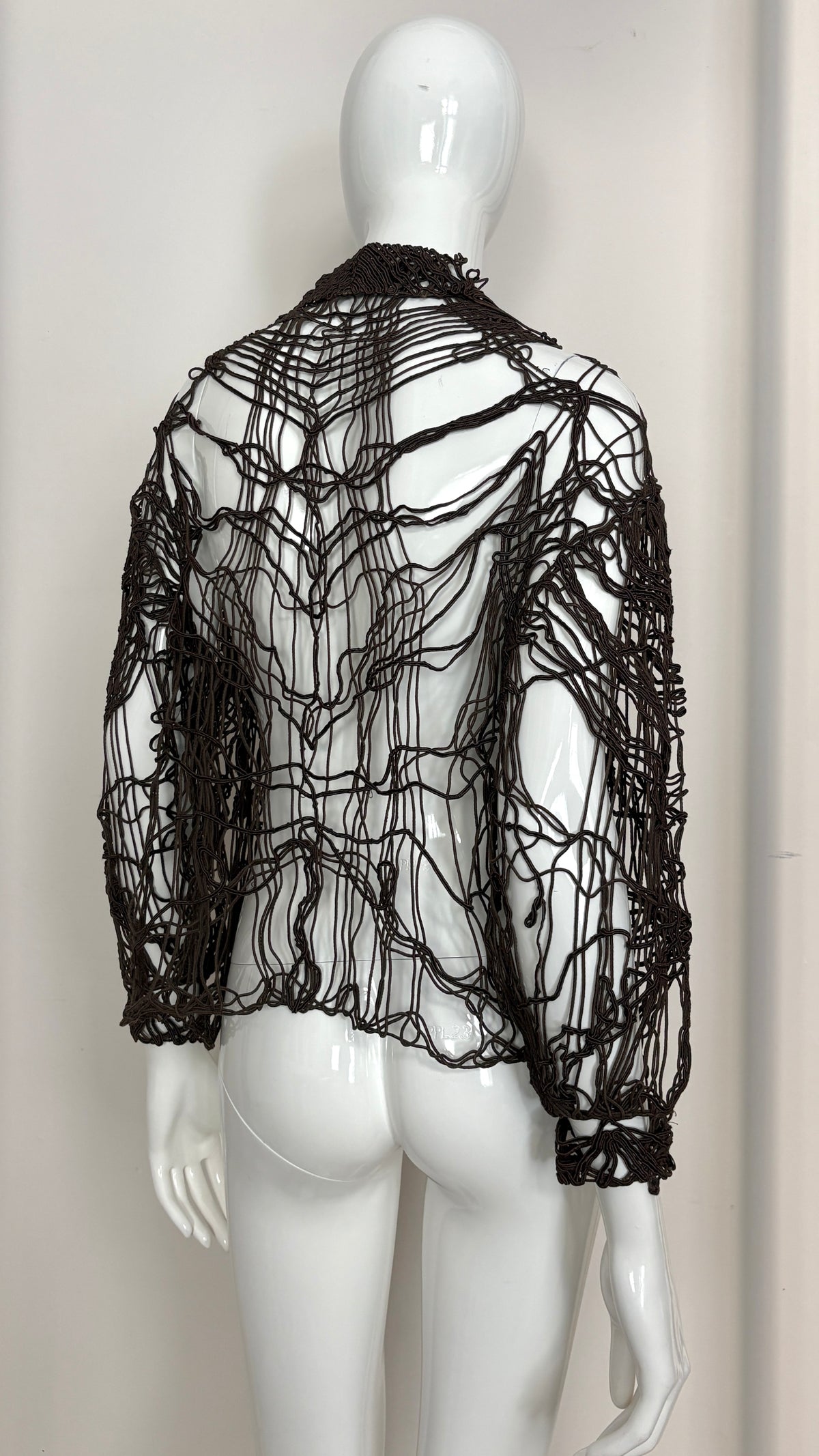 Claude Montana string knit jacket