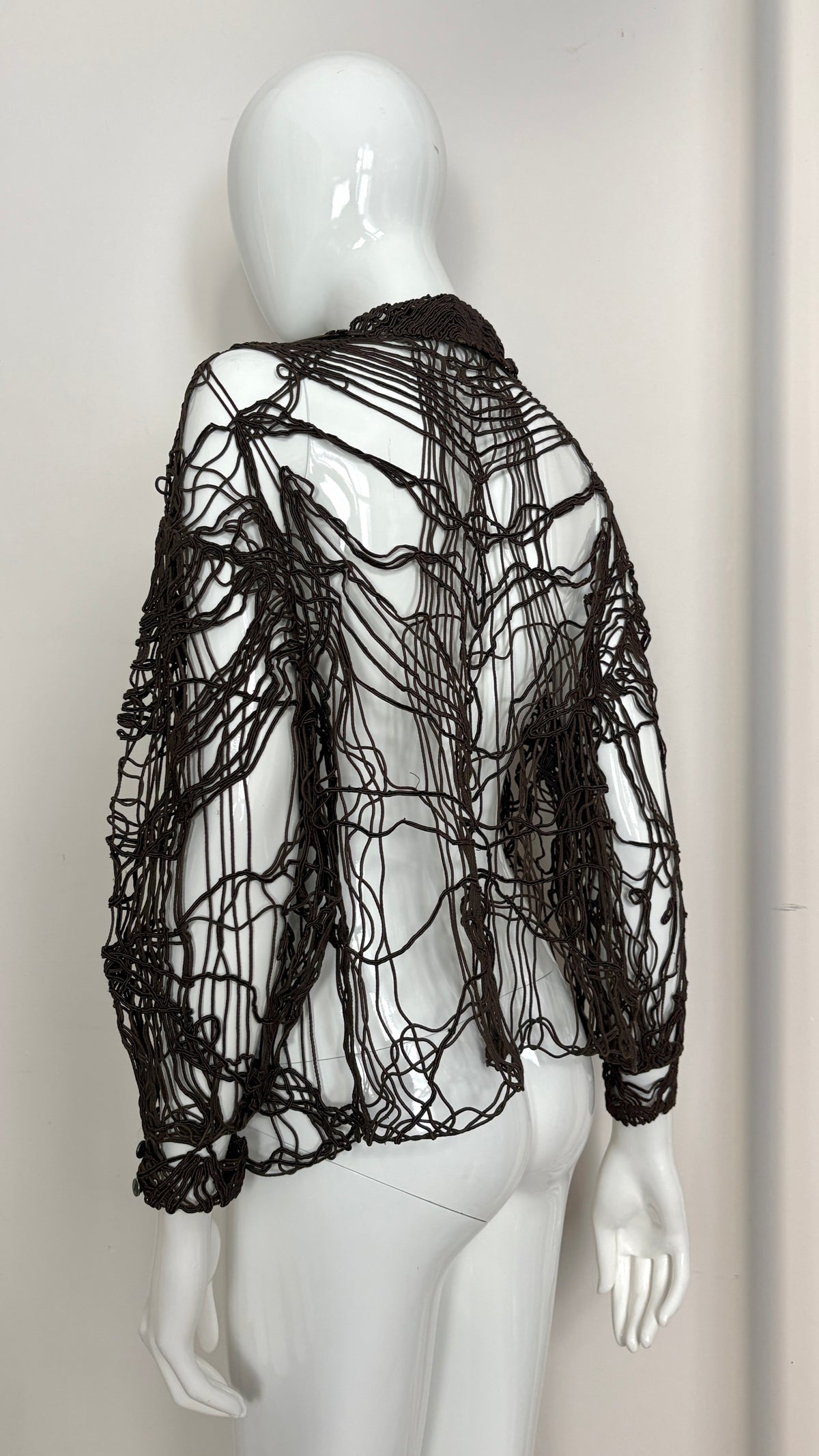 Claude Montana string knit jacket