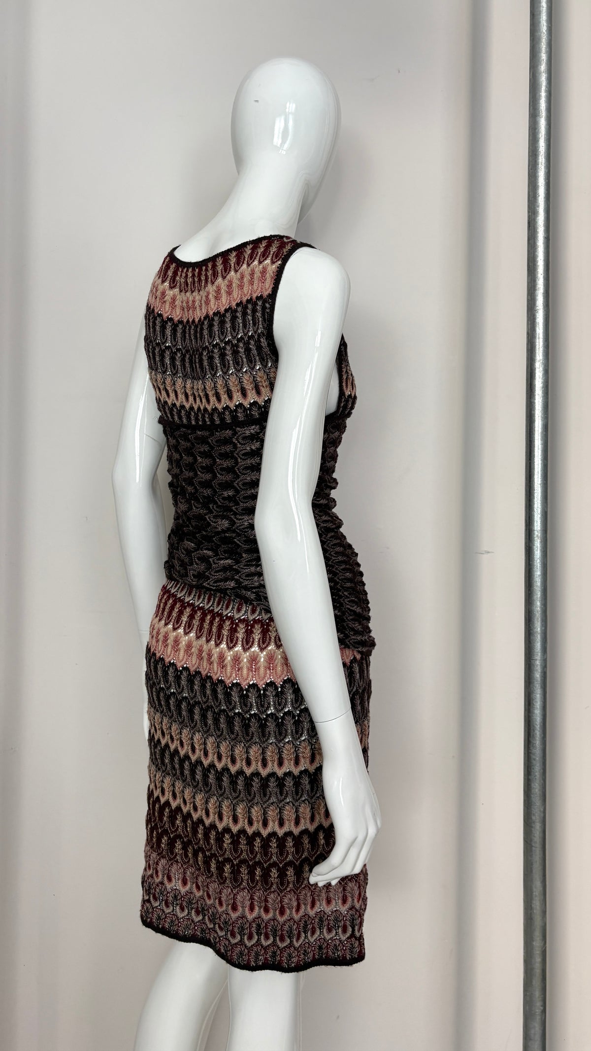 Missoni lacehole knit dress