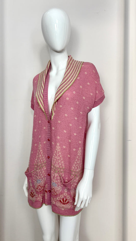 Bill Gibb Knitted longline cardigan