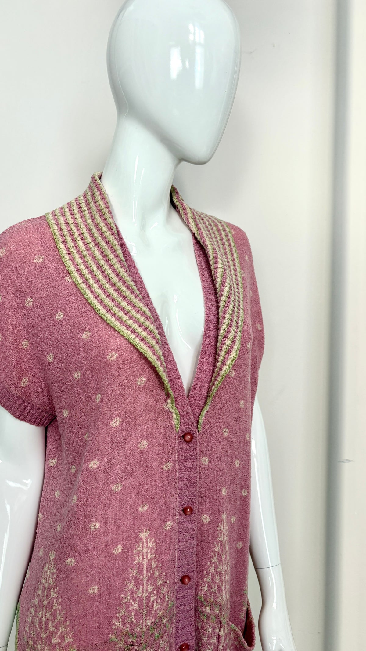 Bill Gibb Knitted longline cardigan
