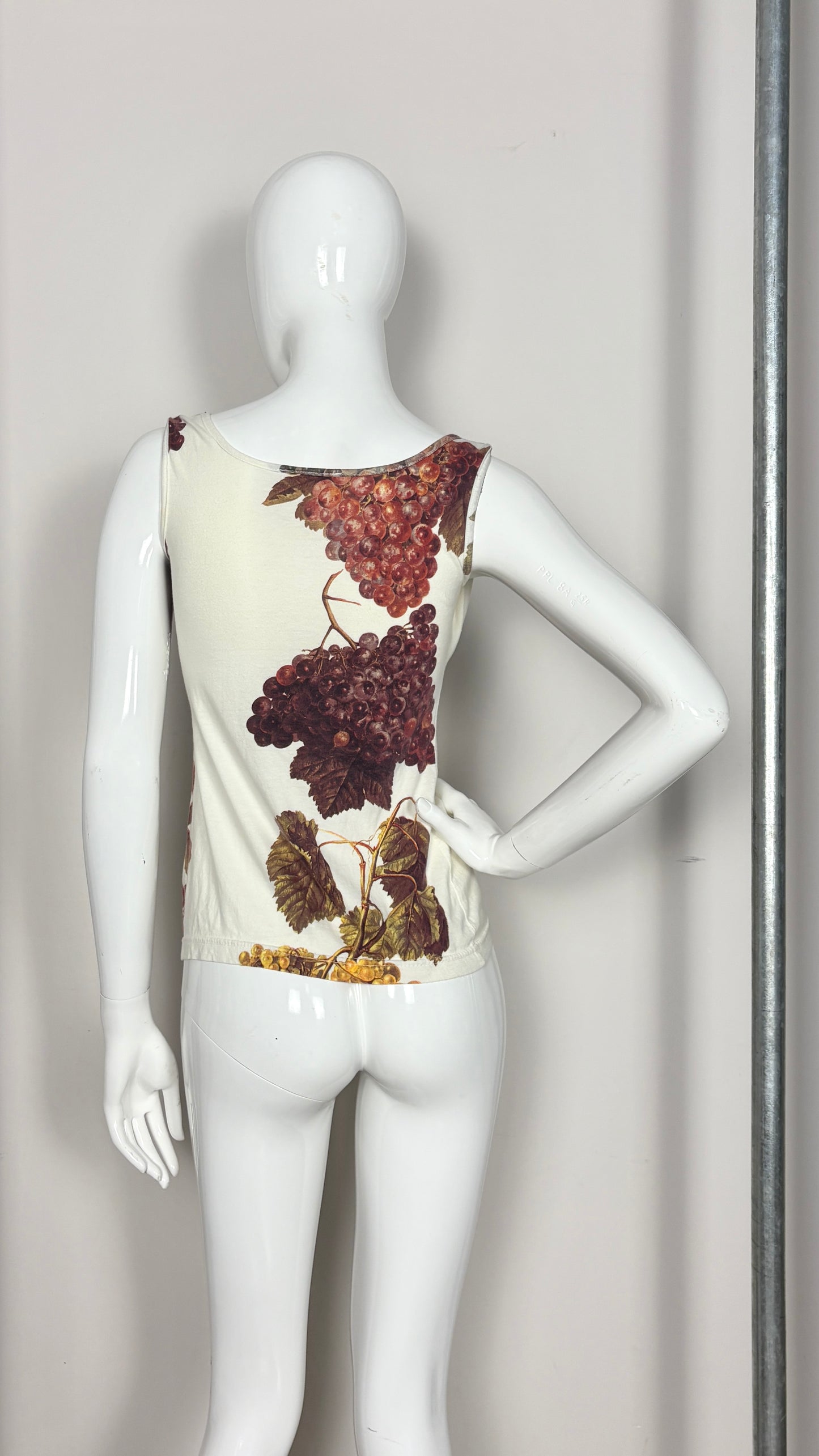 Vivienne Westwood S/S 1997 'Vive La Bagatelle' grape print top