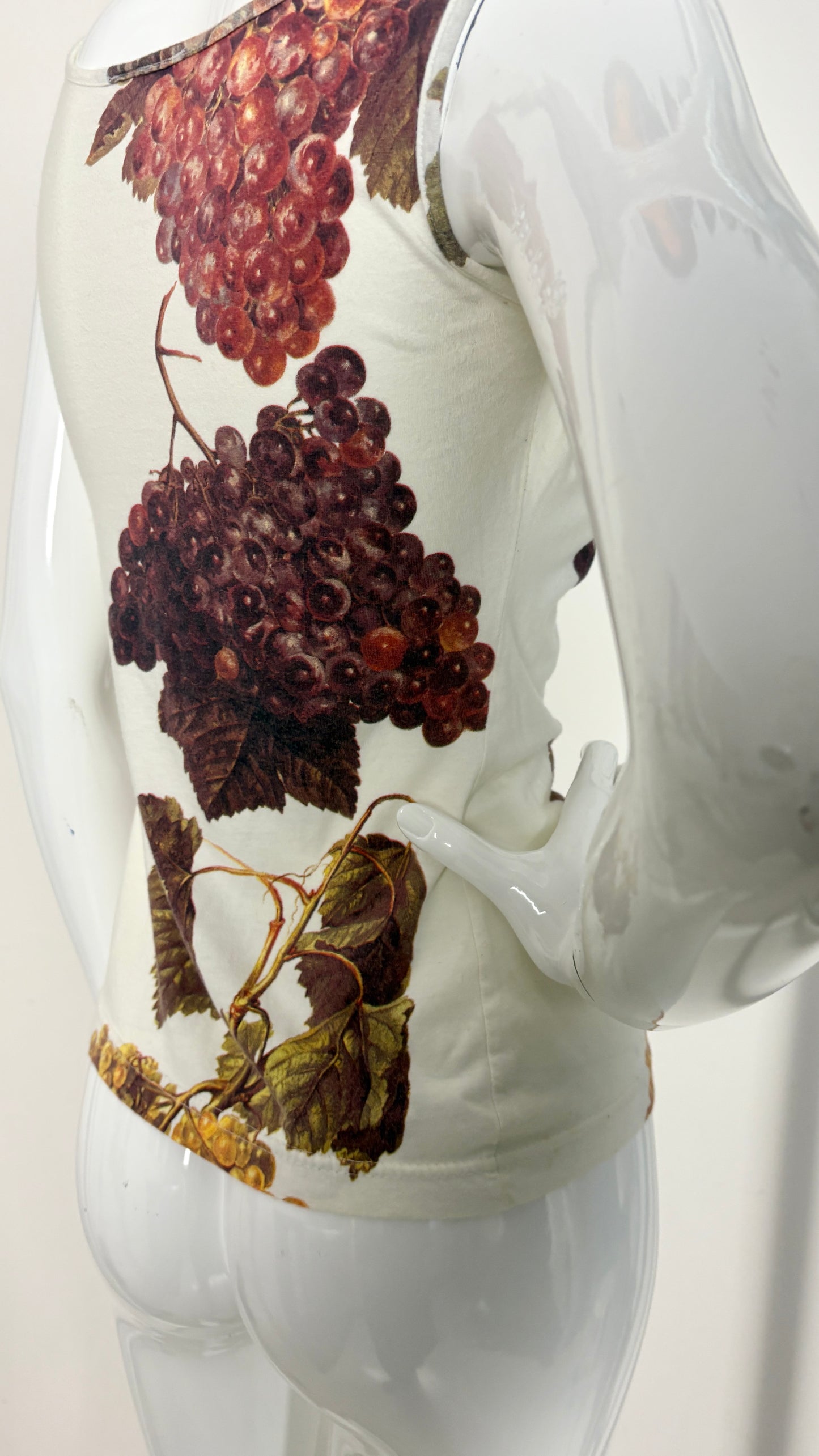Vivienne Westwood S/S 1997 'Vive La Bagatelle' grape print top