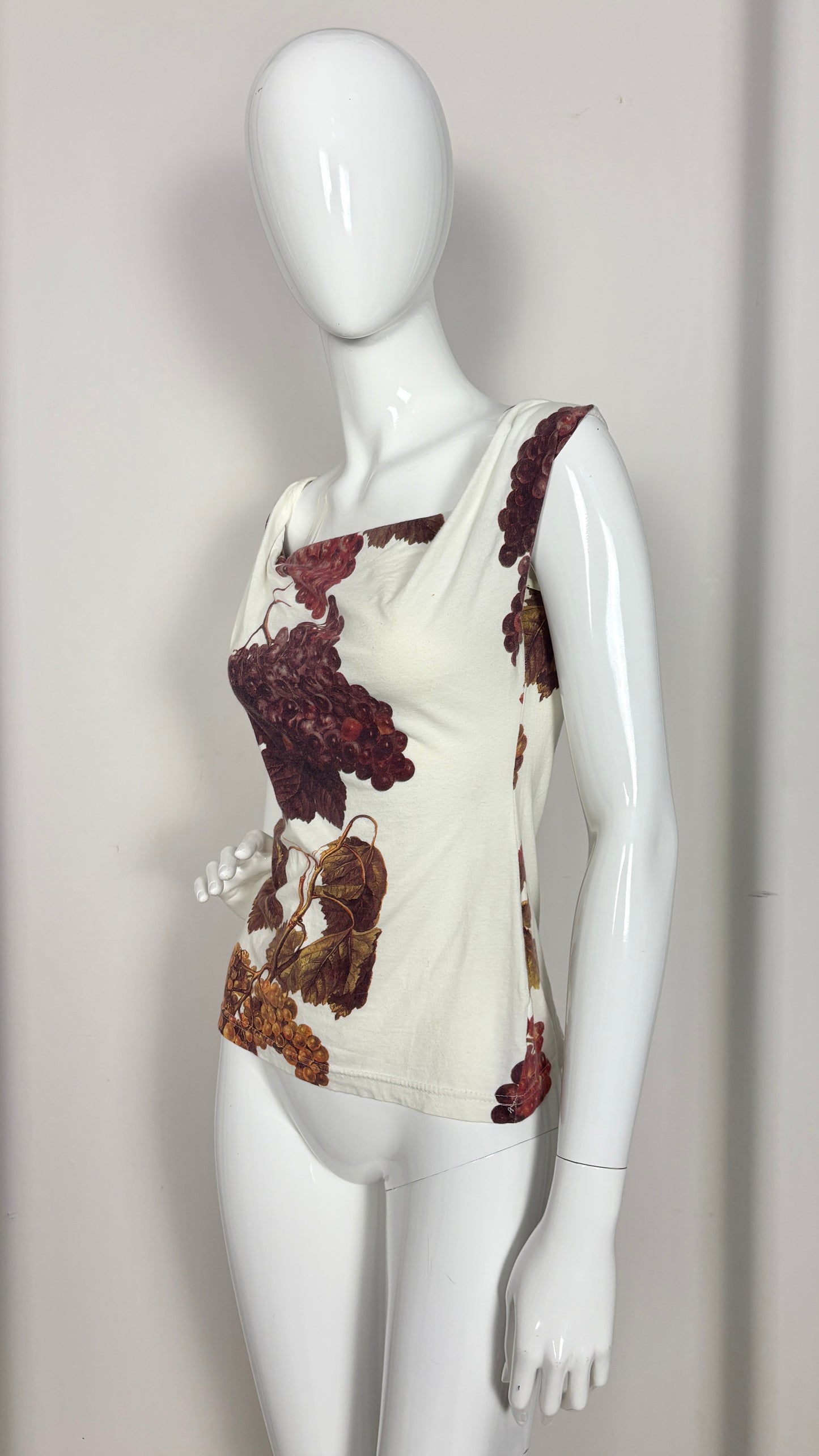 Vivienne Westwood S/S 1997 'Vive La Bagatelle' grape print top