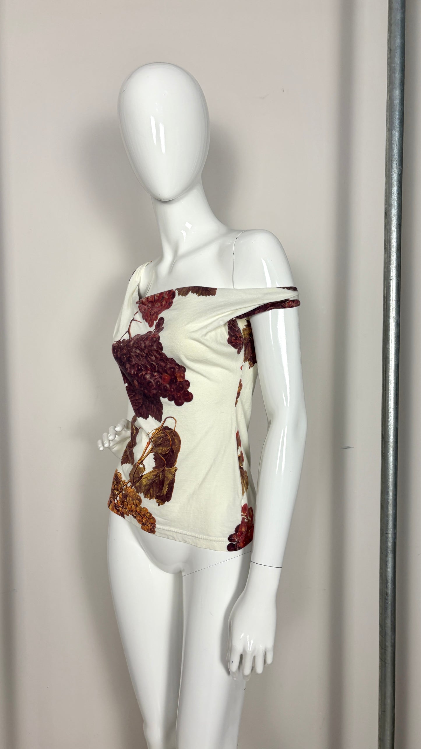 Vivienne Westwood S/S 1997 'Vive La Bagatelle' grape print top