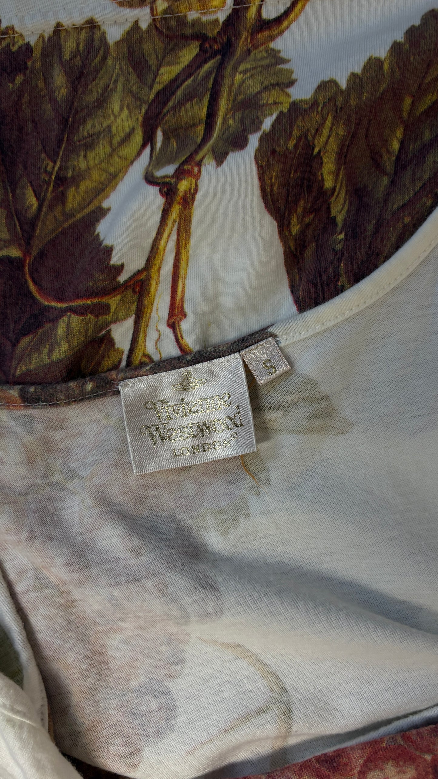 Vivienne Westwood S/S 1997 'Vive La Bagatelle' grape print top
