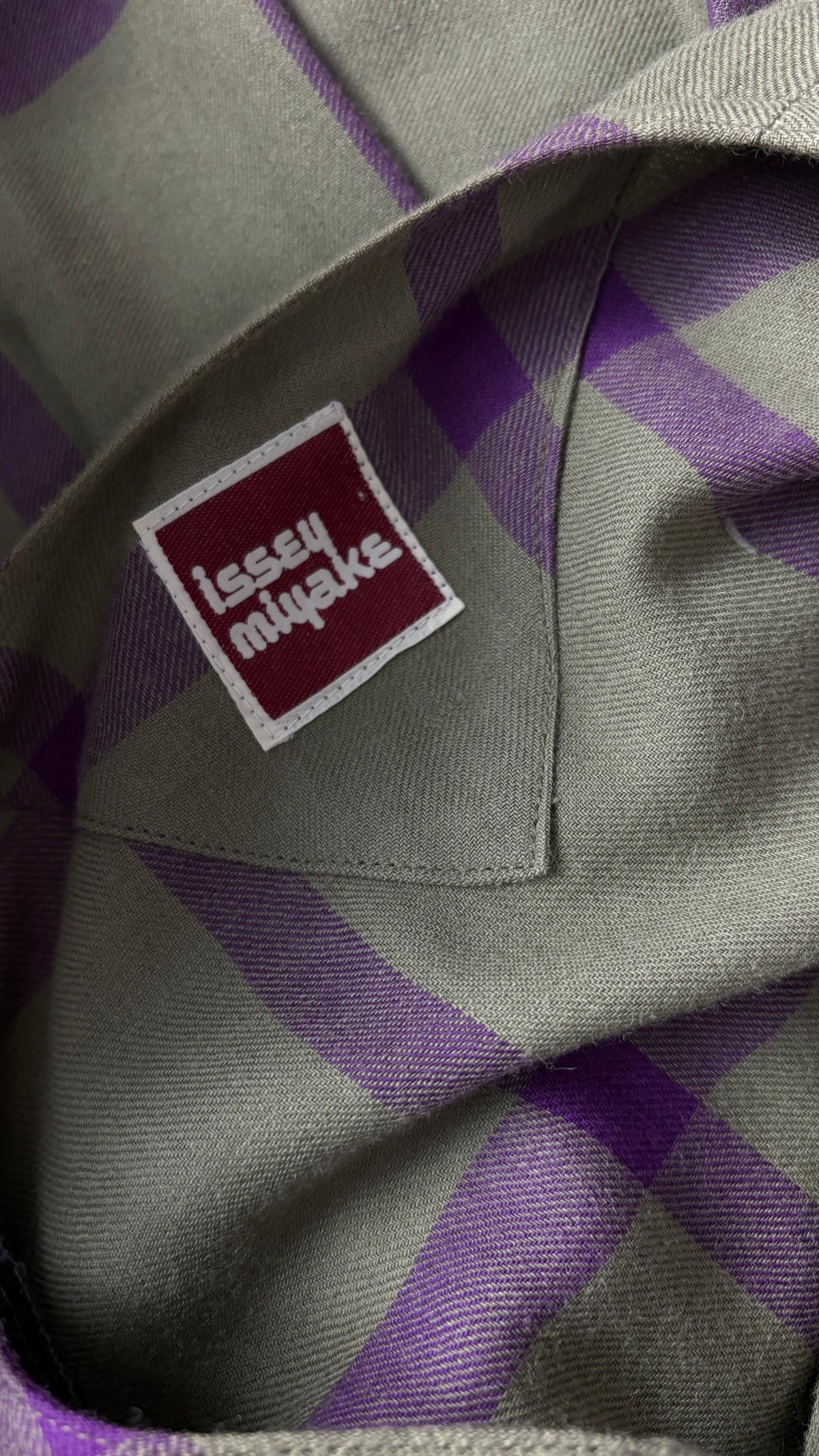 Issey Miyake late 80's early 90's check dress