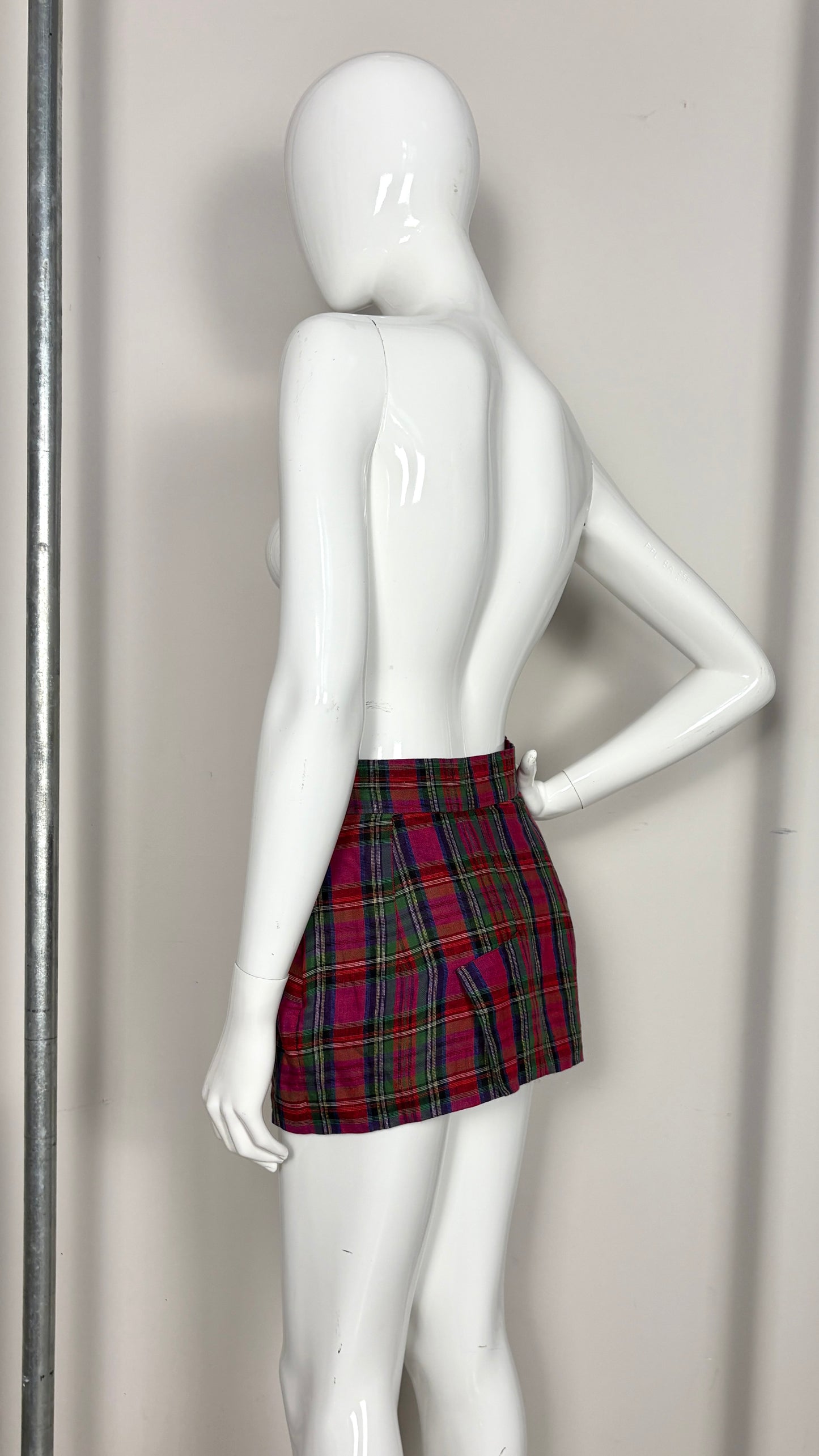 Vivienne Westwood early tartan mini skirt