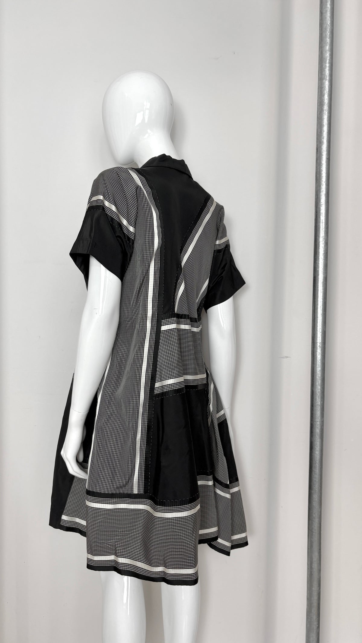 Comme des Garcons 1989 deconstructed pinstripe coat/dress