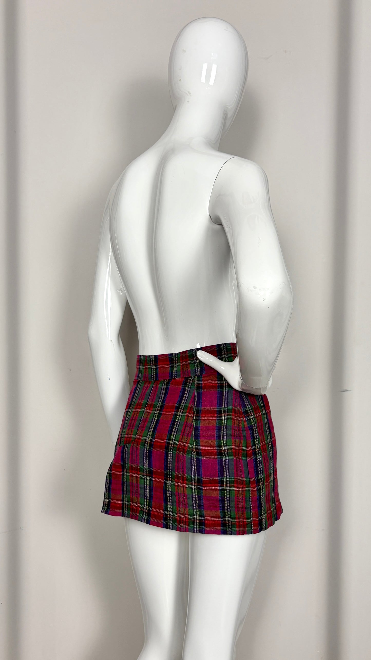 Vivienne Westwood early tartan mini skirt