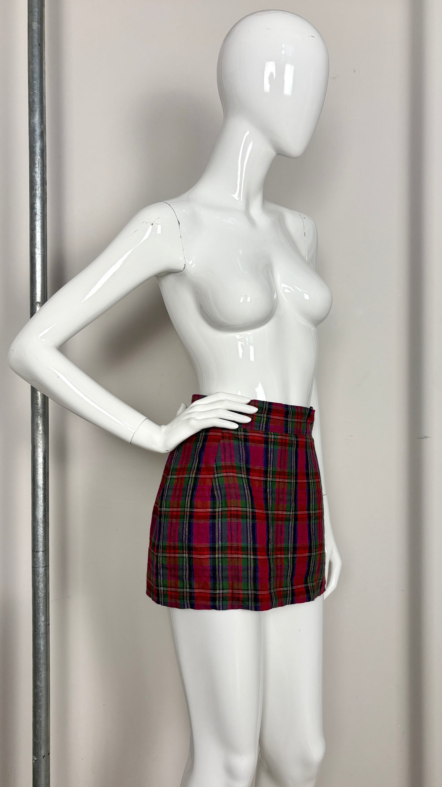 Vivienne Westwood early tartan mini skirt