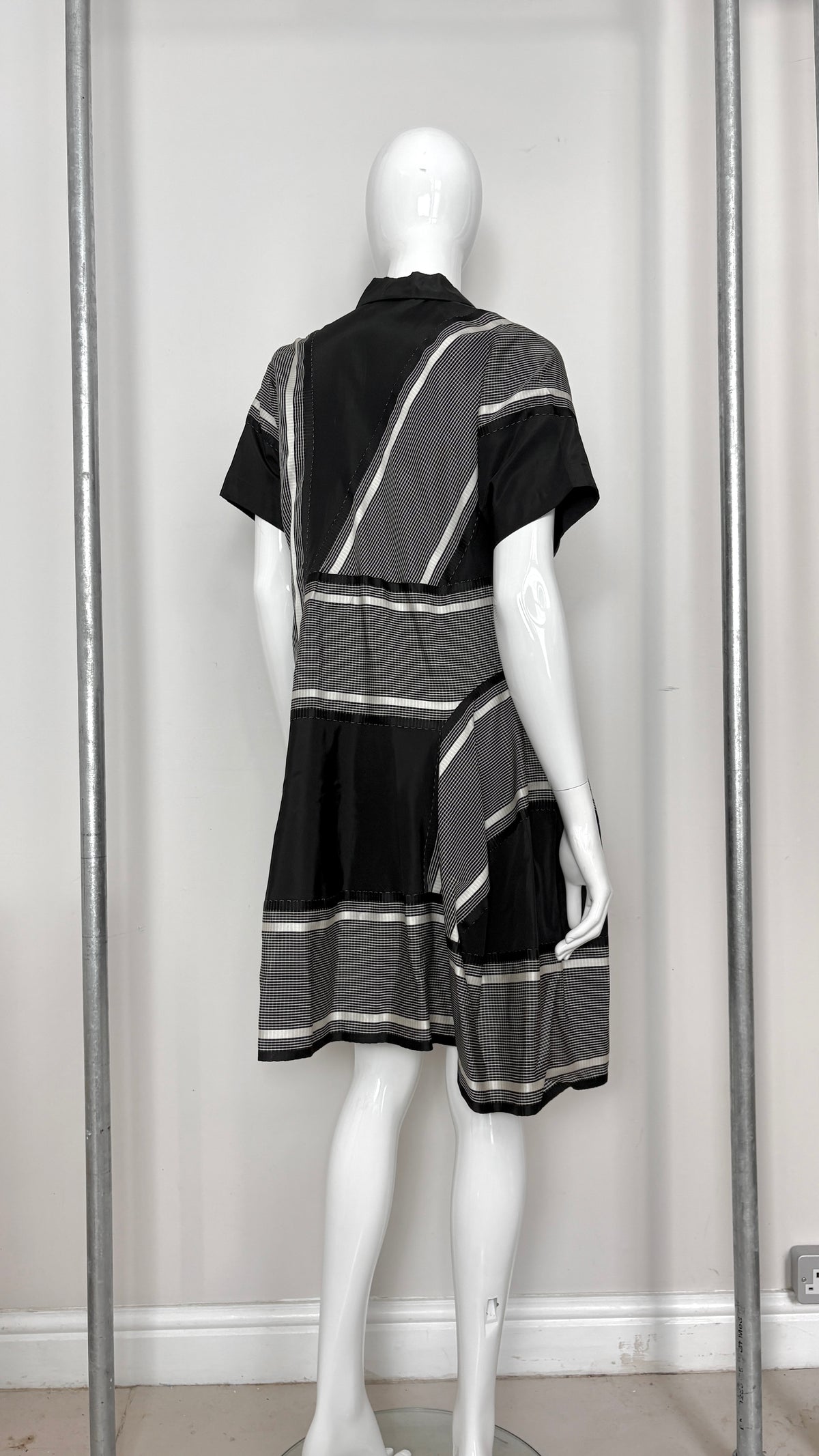 Comme des Garcons 1989 deconstructed pinstripe coat/dress