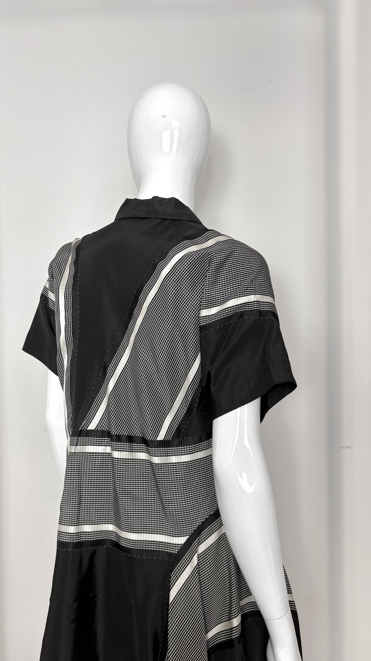 Comme des Garcons 1989 deconstructed pinstripe coat/dress