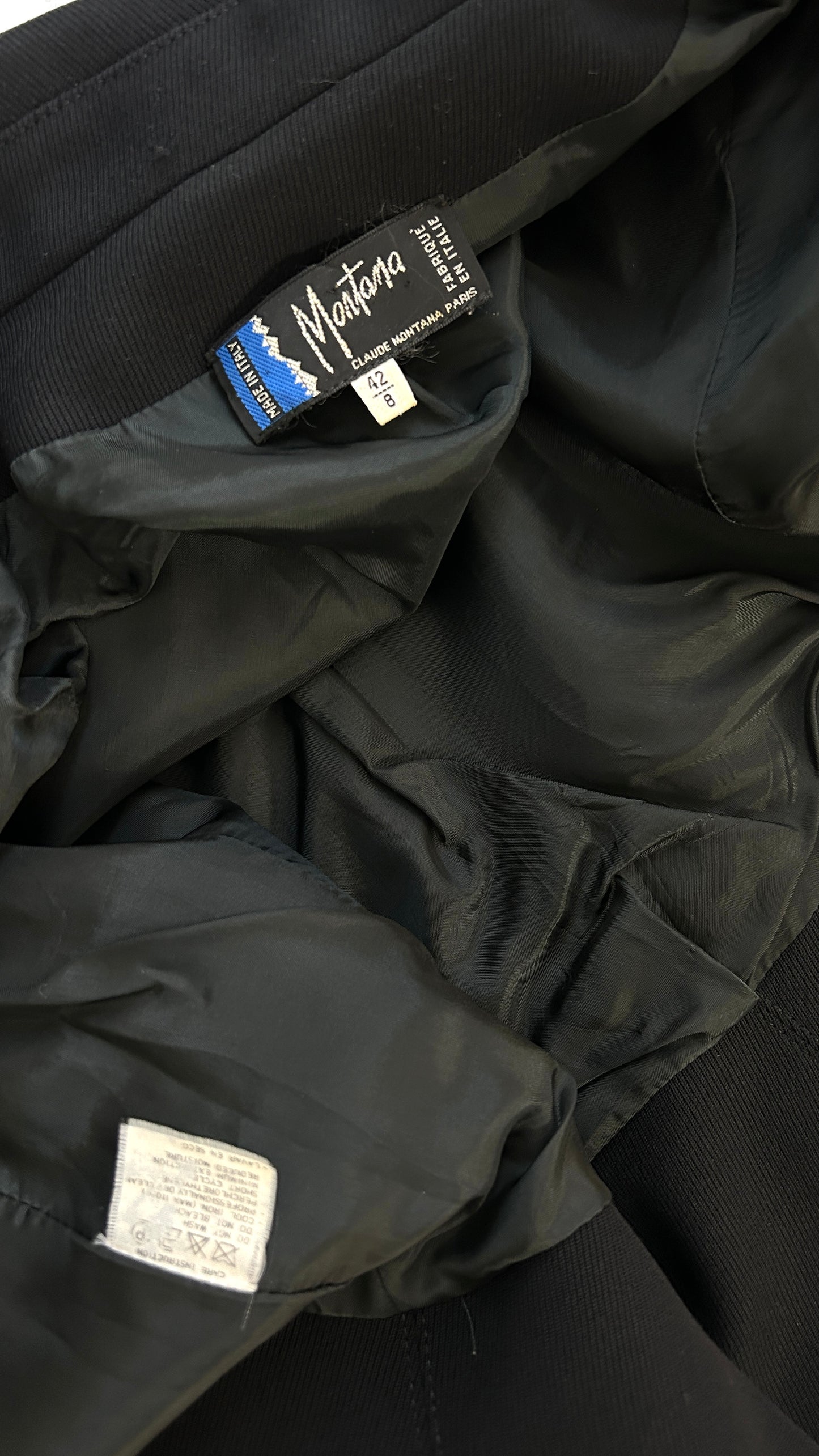 Claude Montana jacket with belt loops