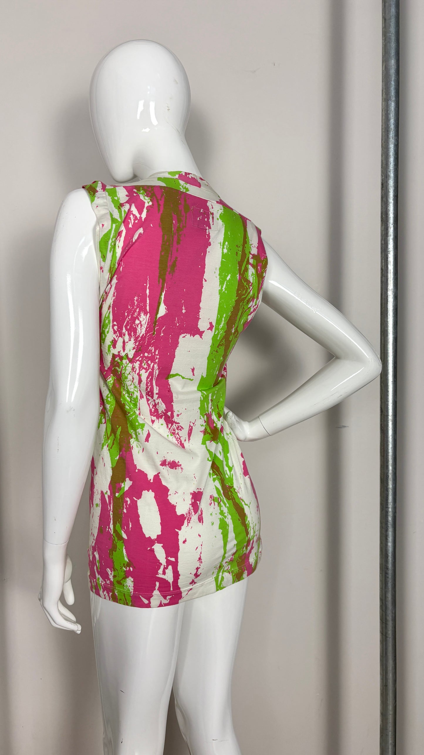 Vivienne Westwood Anglomania neon boob tube top