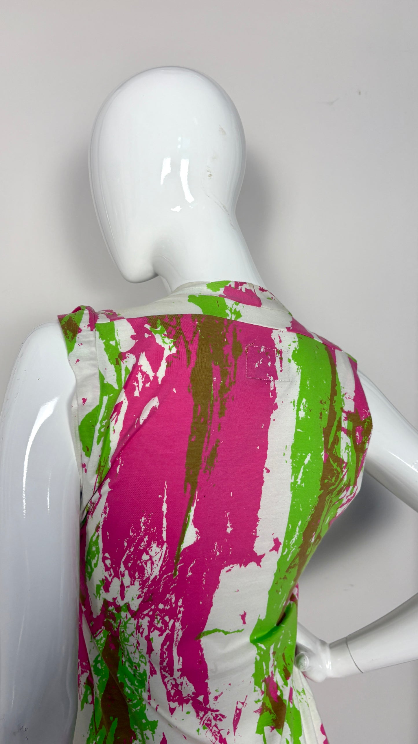 Vivienne Westwood Anglomania neon boob tube top